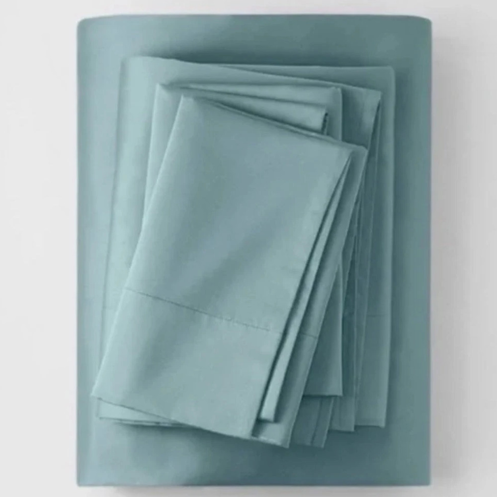 Casaluna FULL Size Temperature Balancing Sheet Set Green BRAND NEW